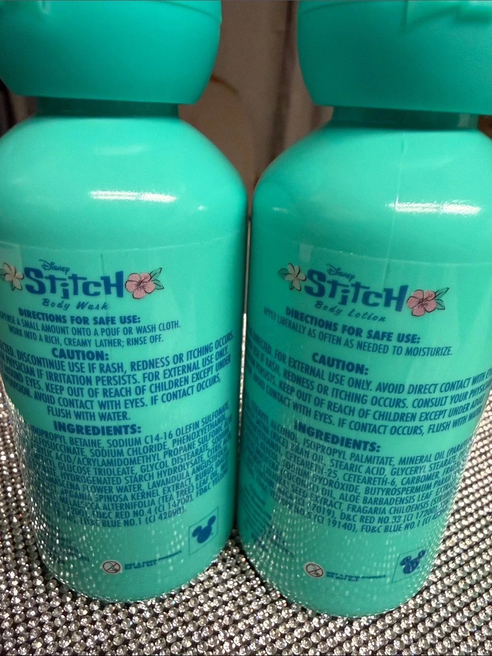 Disney Stitch Kids Coconut-Scented Body Wash & Lotion Set - Teal